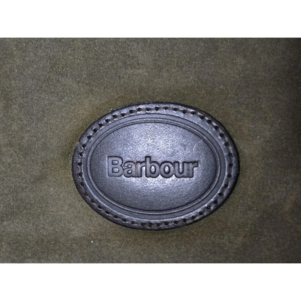 Barbour Olive Green Dog Coat Vest with Buckle